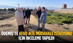 Ödemiş’te AFAD Acil Müdahale İstasyonu İçin İnceleme Yapıldı
