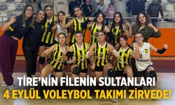 Tire’nin Filenin Sultanları 4 Eylül Voleybol Takımı Zirvede!