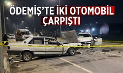 Ödemiş’te İki Otomobil Çarpıştı