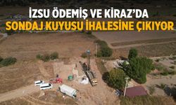 İZSU ÖDEMİŞ VE KİRAZ’DA SONDAJ KUYUSU İHALESİNE ÇIKIYOR