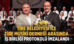 Tire Belediyesi ile Tire Musiki Derneği arasında iş birliği protokolü imzalandı
