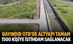 Bayındır OTB'de altyapı tamam