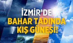 İzmir’de Bahar tadında kış güneşi!