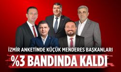 İZMİR ANKETİNDE KÜÇÜK MENDERES BAŞKANLARI %3 BANDINDA KALDI