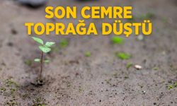 Son cemre toprağa düştü