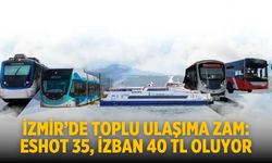 İzmir’de toplu ulaşıma zam oranı belli oldu!