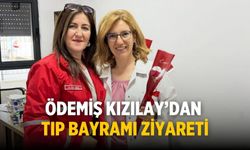 ÖDEMİŞ KIZILAY’DAN TIP BAYRAMI ZİYARETİ