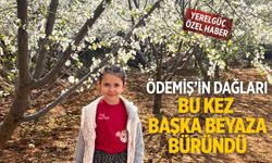 ÖDEMİŞ’İN DAĞLARI BU KEZ BAŞKA BEYAZA BÜRÜNDÜ