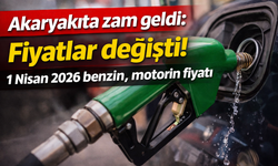 Akaryakıta zam geldi: Fiyatlar değişti!