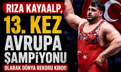 Rıza Kayaalp, 13. kez Avrupa şampiyonu olarak dünya rekoru kırdı!