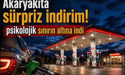Akaryakıta sürpriz indirim! psikolojik sınırın altına indi