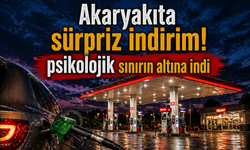 Akaryakıta sürpriz indirim! psikolojik sınırın altına indi