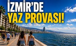 İzmir’de yaz provası!