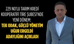 229 No'lu Tarım Kredi Kooperatifi Tire Şubesi’nde Yeni Dönem: Tek Odak, Güçlü Yönetim Uğur Ergeldi Adaylığını Açıkladı