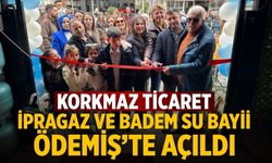 Korkmaz Ticaret İpragaz ve Badem Su Bayii ÖDEMİŞ’TE AÇILDI