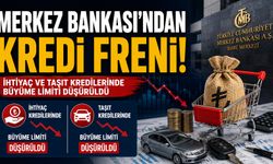 Merkez Bankası'ndan kredi freni! İhtiyaç ve taşıt kredilerinde büyüme limiti düşürüldü