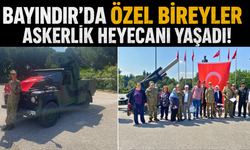 Bayındır’da Özel Bireyler Askerlik Heyecanı Yaşadı