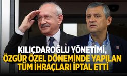 Kılıçdaroğlu yönetimi, Özgür Özel döneminde yapılan tüm ihraçları iptal etti