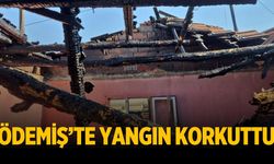 Ödemiş’te Yangın korkuttu