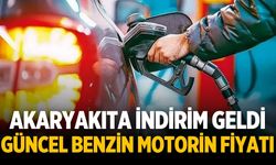Akaryakıta indirim geldi Güncel benzin motorin fiyatı