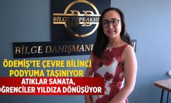 ÖDEMİŞ’TE ÇEVRE BİLİNCİ PODYUMA TAŞINIYOR ATIKLAR SANATA, ÖĞRENCİLER YILDIZA DÖNÜŞÜYOR