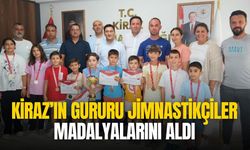 Kiraz’ın Gururu Jimnastikçiler Madalyalarını Aldı