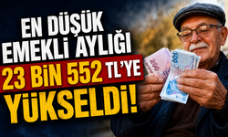 En düşük emekli aylığı 23 bin 552 TL’ye yükseldi