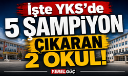 İşte YKS'de 5 şampiyon çıkaran 2 okul