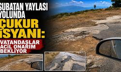 Subatan Yaylası Yolunda Çukur İsyanı: Vatandaşlar Acil Onarım Bekliyor