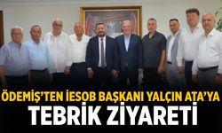 Ödemiş’ten İESOB BAŞKANI YALÇIN ATA’YA TEBRİK ZİYARETİ