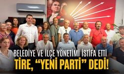 Belediye ve ilçe yönetimi istifa etti Tire, “YENİ Parti” dedi!