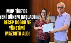 MHP Tire’de Yeni Dönem Başladı Recep Doğru ve Yönetimi Mazbata Aldı