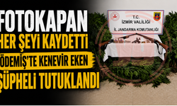 Fotokapan Her Şeyi Kaydetti Ödemiş’te Kenevir Eken Şüpheli Tutuklandı