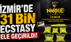İzmir’de 31 bin ecstasy ele geçirildi!