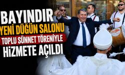 Bayındır Yeni Düğün Salonu Toplu Sünnet Töreniyle Hizmete Açıldı