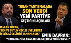 Turan tartışmalara son verdi YENİ PARTİYE geçtiğini açıkladı