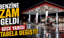 Benzine zam geldi Gece yarısı tabela değişti!