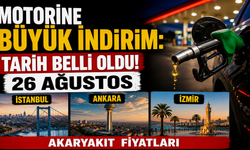 Motorine büyük indirim: Tarih belli oldu! 26 Ağustos İstanbul, Ankara, İzmir akaryakıt fiyatları