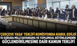 'Çerçeve yasa' teklifi komisyonda kabul edildi