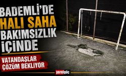 Bademli’de Halı Saha Bakımsızlık İçinde Vatandaşlar Çözüm Bekliyor