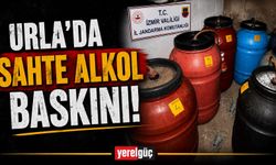 Urla’da sahte alkol baskını!