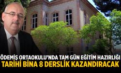 ÖDEMİŞ ORTAOKULU’NDA TAM GÜN EĞİTİM HAZIRLIĞI TARİHİ BİNA 8 DERSLİK KAZANDIRACAK