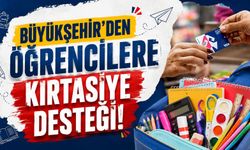 Büyükşehir'den öğrencilere kırtasiye desteği!