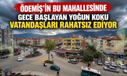 Ödemiş’in bu mahallesinde gece başlayan yoğun koku vatandaşları rahatsız ediyor