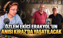 ÖZLEM EKİCİ ERAKYOL’UN ANISI KİRAZ’DA YAŞATILACAK
