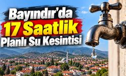 Bayındır’da 17 Saatlik Planlı Su Kesintisi