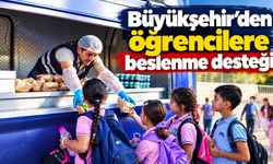 Büyükşehir’den öğrencilere beslenme desteği