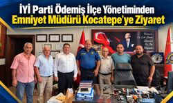 İYİ Parti Ödemiş İlçe Yönetiminden Emniyet Müdürü Kocatepe’ye Ziyaret