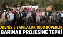 ÖDEMİŞ’E YAPILACAK 1000 KÖPEKLİK BARINAK PROJESİNE TEPKİ