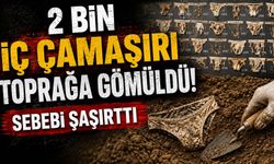 2 bin iç çamaşırı toprağa gömüldü! Sebebi şaşırttı